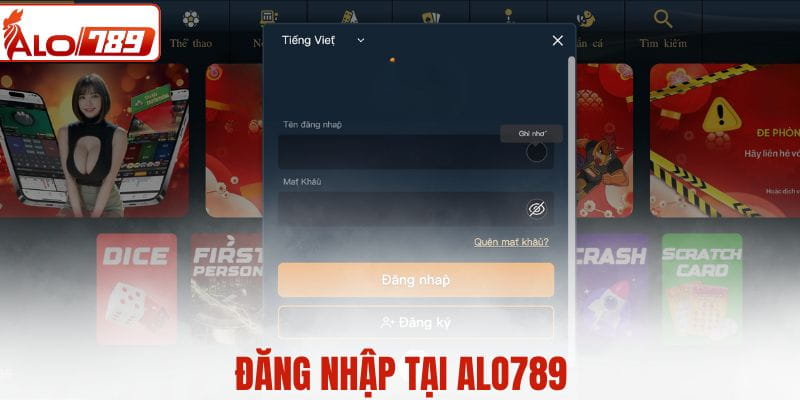 Đăng nhập tại ALO789