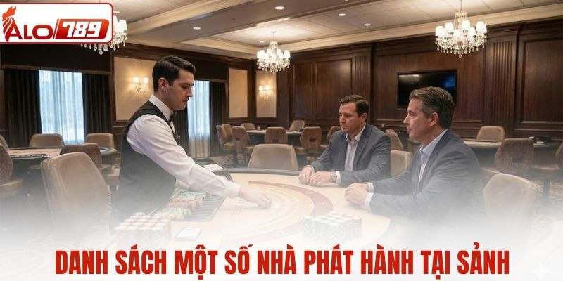 Danh sách một số nhà phát hành tại sảnh