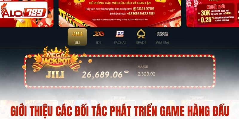 Giới thiệu các đối tác phát triển game hàng đầu