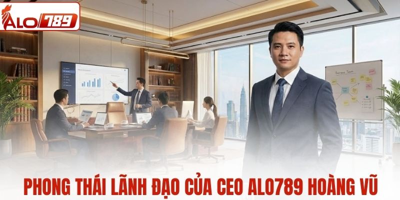 Phong thái lãnh đạo của CEO ALO789 Hoàng Vũ