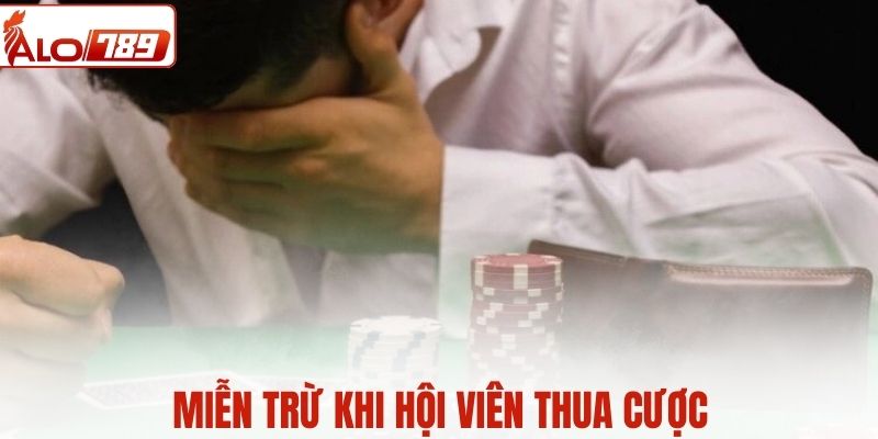 Quy định miễn trách nhiệm khi hội viên thua cược