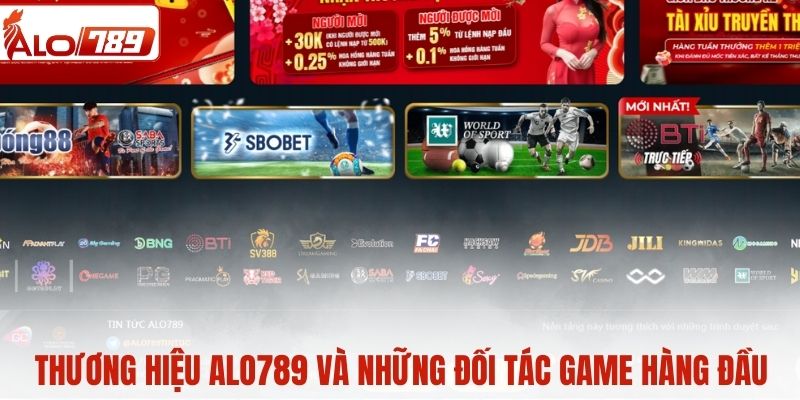 Thương hiệu ALO789 và những đối tác game hàng đầu