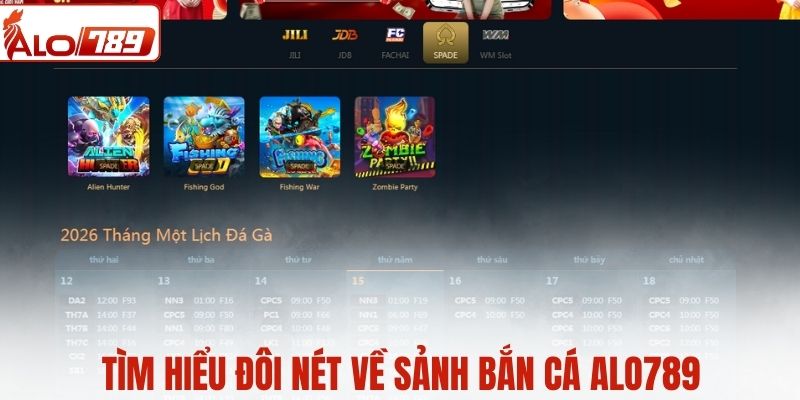 Tìm hiểu đôi nét về sảnh bắn cá ALO789